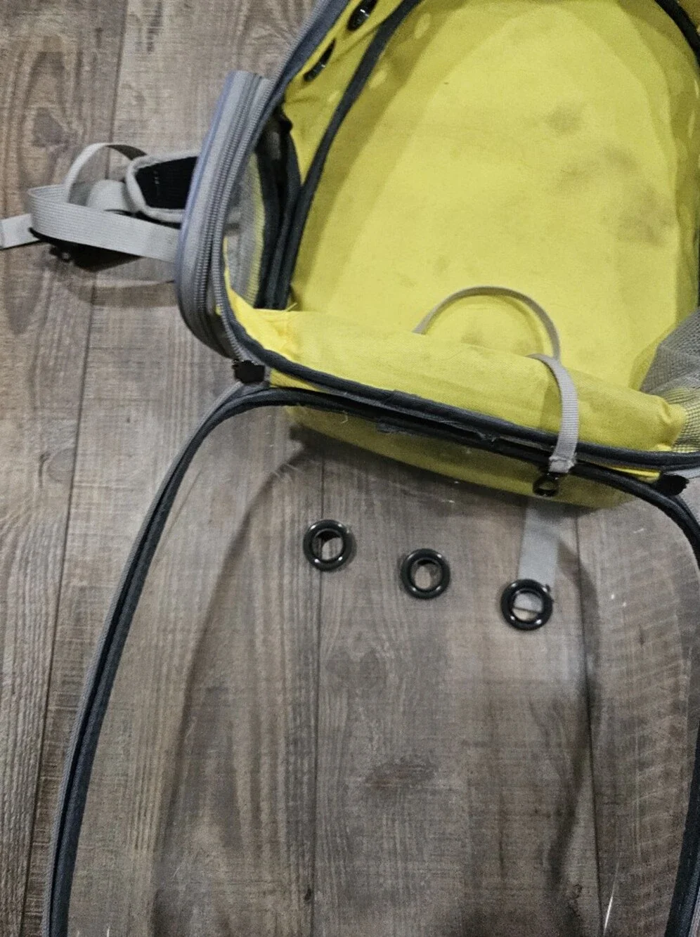 Lollimeow Cat Carrier For Planes Travel Backpack Bubble *Worn, Need Cleaned*